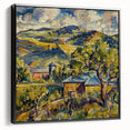 Impressionist Landscape - Modern Wall Art of Rolling Hills and Trees