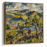 Impressionist Landscape - Modern Wall Art of Rolling Hills and Trees