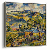 Impressionist Landscape - Modern Wall Art of Rolling Hills and Trees