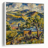 Impressionist Landscape - Modern Wall Art of Rolling Hills and Trees