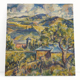 Impressionist Landscape - Modern Wall Art of Rolling Hills and Trees