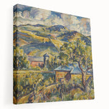 Impressionist Landscape - Modern Wall Art of Rolling Hills and Trees
