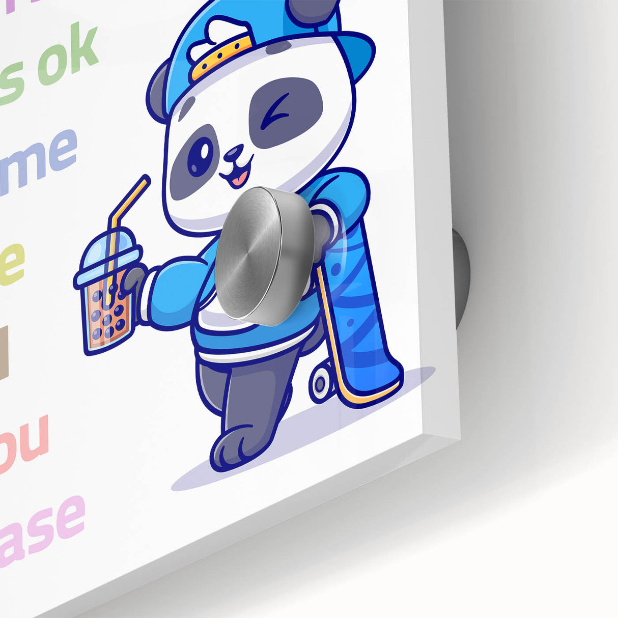 Good Manners Educational Wall Art - Kids' Learning Poster