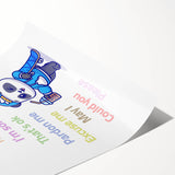 Good Manners Educational Wall Art - Kids' Learning Poster