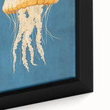 Golden Jellyfish Nursery Wall Art - Baby & Kids Room Decor