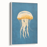 Golden Jellyfish Nursery Wall Art - Baby & Kids Room Decor