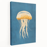 Golden Jellyfish Nursery Wall Art - Baby & Kids Room Decor