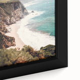 Extra large black wall art on canvas featuring a textured, colorful abstract design, ideal for living room decor.