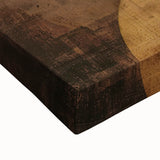 Earthy Geometric Wall Art – Abstract Circles for Dining Room