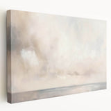 Stretched canvas showcasing an abstract landscape wall art design in vibrant colors, featuring bold brushstrokes and a textured finish, ideal for modern decor.