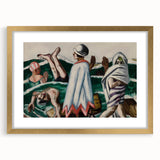 Max Beckmann's Expressionist Beach Scene - Vibrant Wall Art Decor