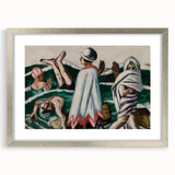 Max Beckmann's Expressionist Beach Scene - Vibrant Wall Art Decor