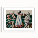 Max Beckmann's Expressionist Beach Scene - Vibrant Wall Art Decor