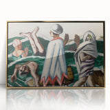 Max Beckmann's Expressionist Beach Scene - Vibrant Wall Art Decor