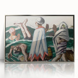 Max Beckmann's Expressionist Beach Scene - Vibrant Wall Art Decor