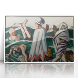 Max Beckmann's Expressionist Beach Scene - Vibrant Wall Art Decor