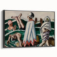 Max Beckmann's Expressionist Beach Scene - Vibrant Wall Art Decor