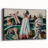 Max Beckmann's Expressionist Beach Scene - Vibrant Wall Art Decor