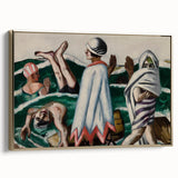 Max Beckmann's Expressionist Beach Scene - Vibrant Wall Art Decor