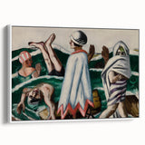 Max Beckmann's Expressionist Beach Scene - Vibrant Wall Art Decor