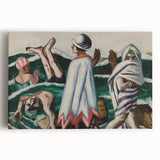 Max Beckmann's Expressionist Beach Scene - Vibrant Wall Art Decor