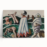 Max Beckmann's Expressionist Beach Scene - Vibrant Wall Art Decor