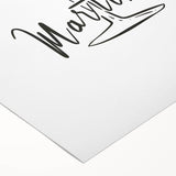 Art deco poster featuring a stylized cocktail glass in pastel shades on a rolled canvas, ideal for dining room wall art.