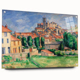Gardanne Landscape by Cézanne: Impressionist French Village Wall Art