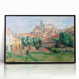 Gardanne Landscape by Cézanne: Impressionist French Village Wall Art