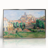 Gardanne Landscape by Cézanne: Impressionist French Village Wall Art