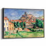 Gardanne Landscape by Cézanne: Impressionist French Village Wall Art