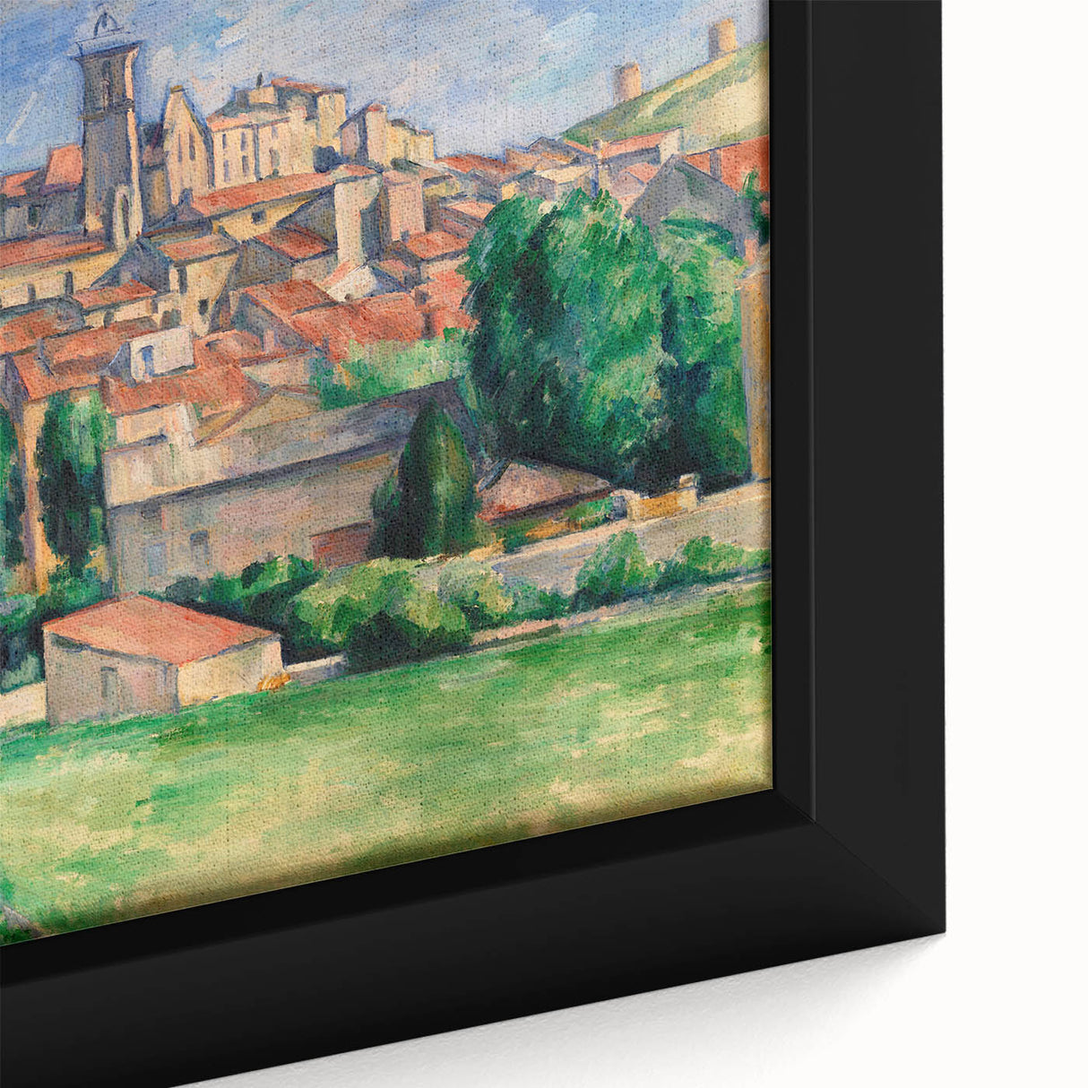 Gardanne Landscape by Cézanne: Impressionist French Village Wall Art
