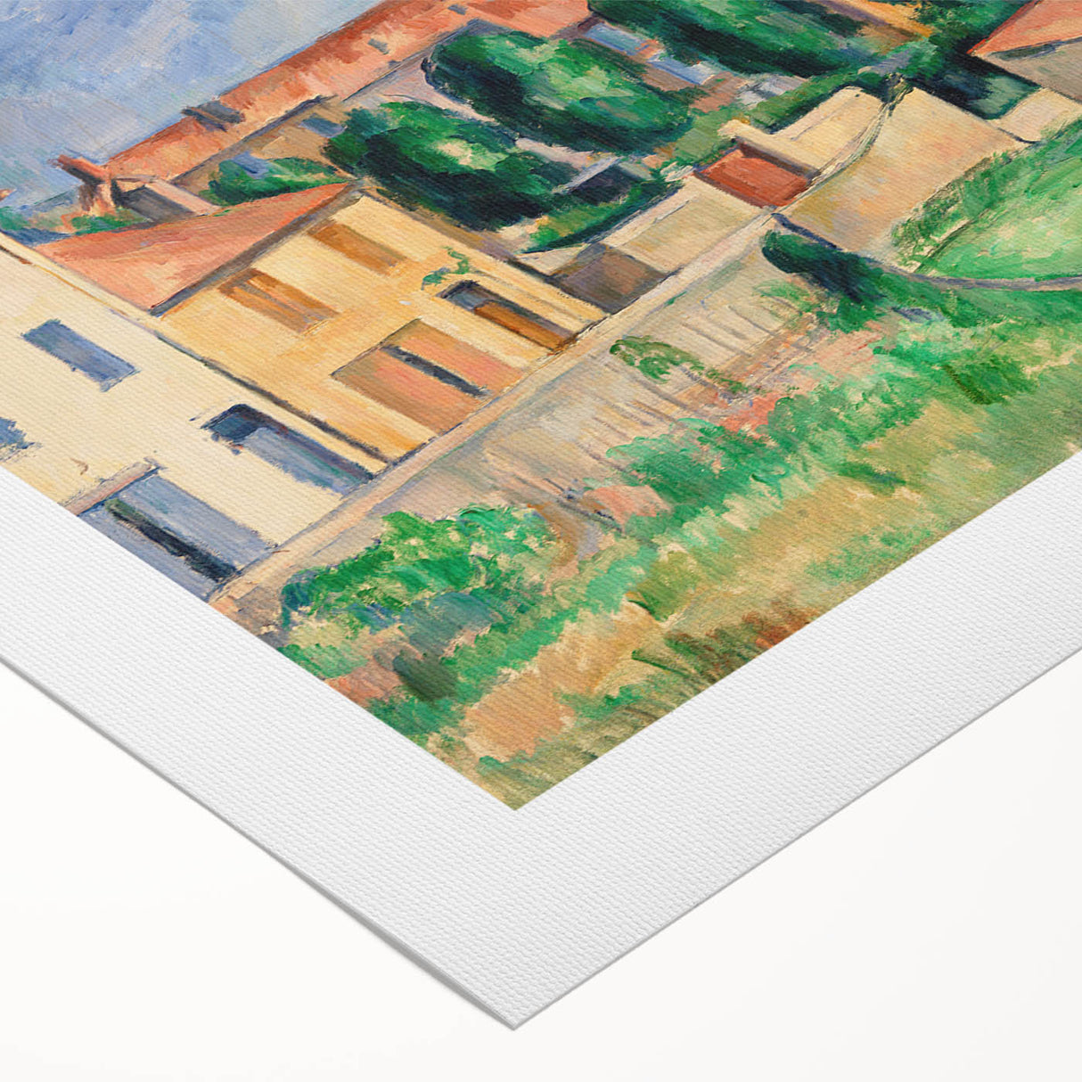 Gardanne Landscape by Cézanne: Impressionist French Village Wall Art