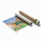 Gardanne Landscape by Cézanne: Impressionist French Village Wall Art