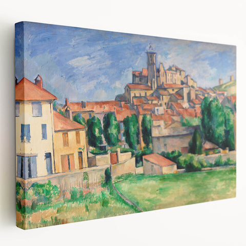 Gardanne Landscape by Cézanne: Impressionist French Village Wall Art
