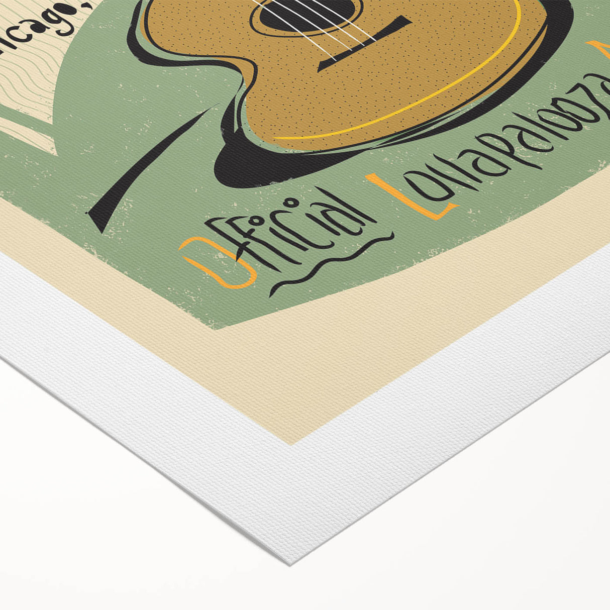 Gary Clark Jr. Retro Wall Art - Vintage Lollapalooza Poster