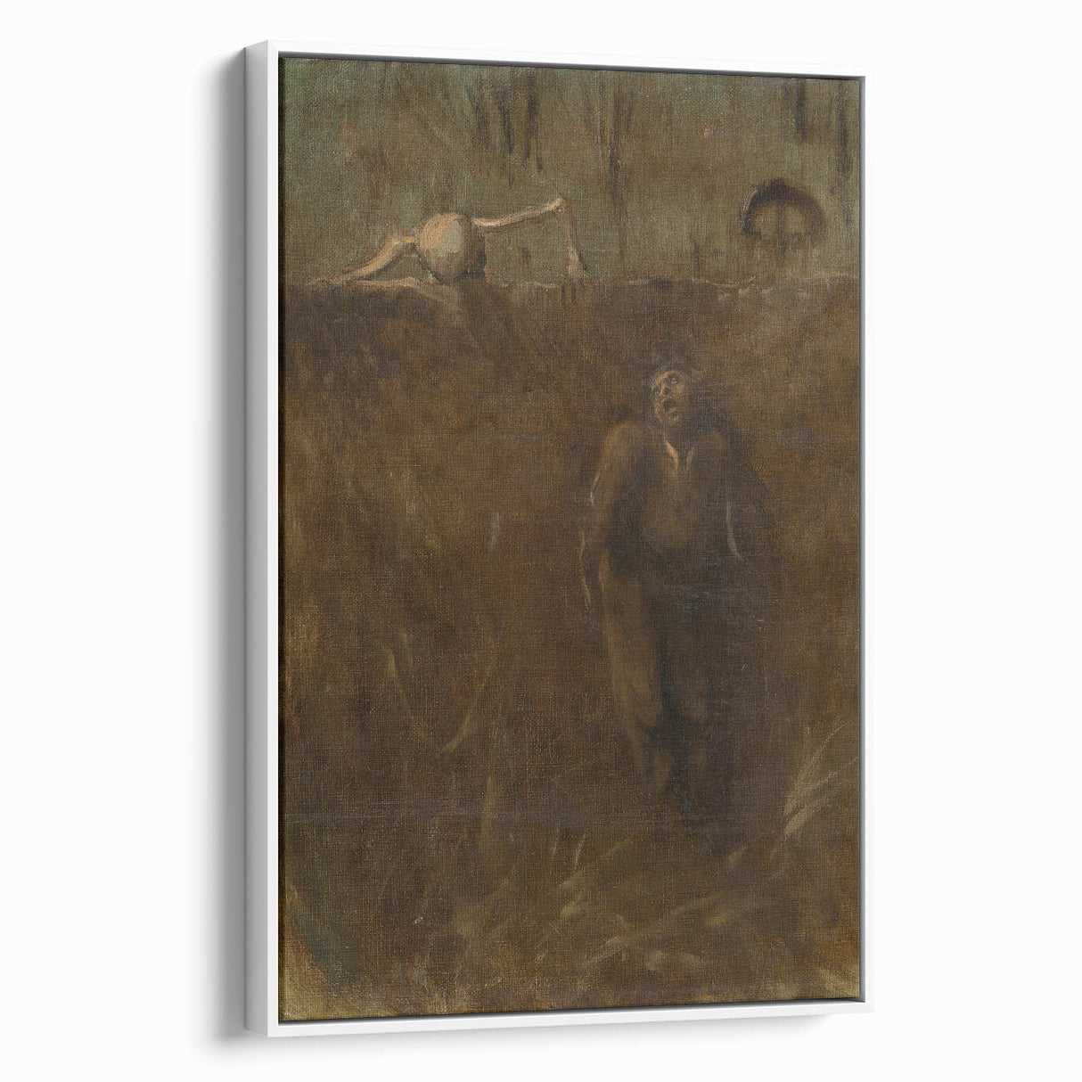Realism Art Print of Memento - Dark and Thought-Provoking Scene