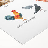 Animal Sounds Educational Wall Art - Kids' Learning Poster