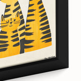 Modern Cat Trio Print - Kids Room Art Prints & Playroom Decor