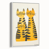 Modern Cat Trio Print - Kids Room Art Prints & Playroom Decor