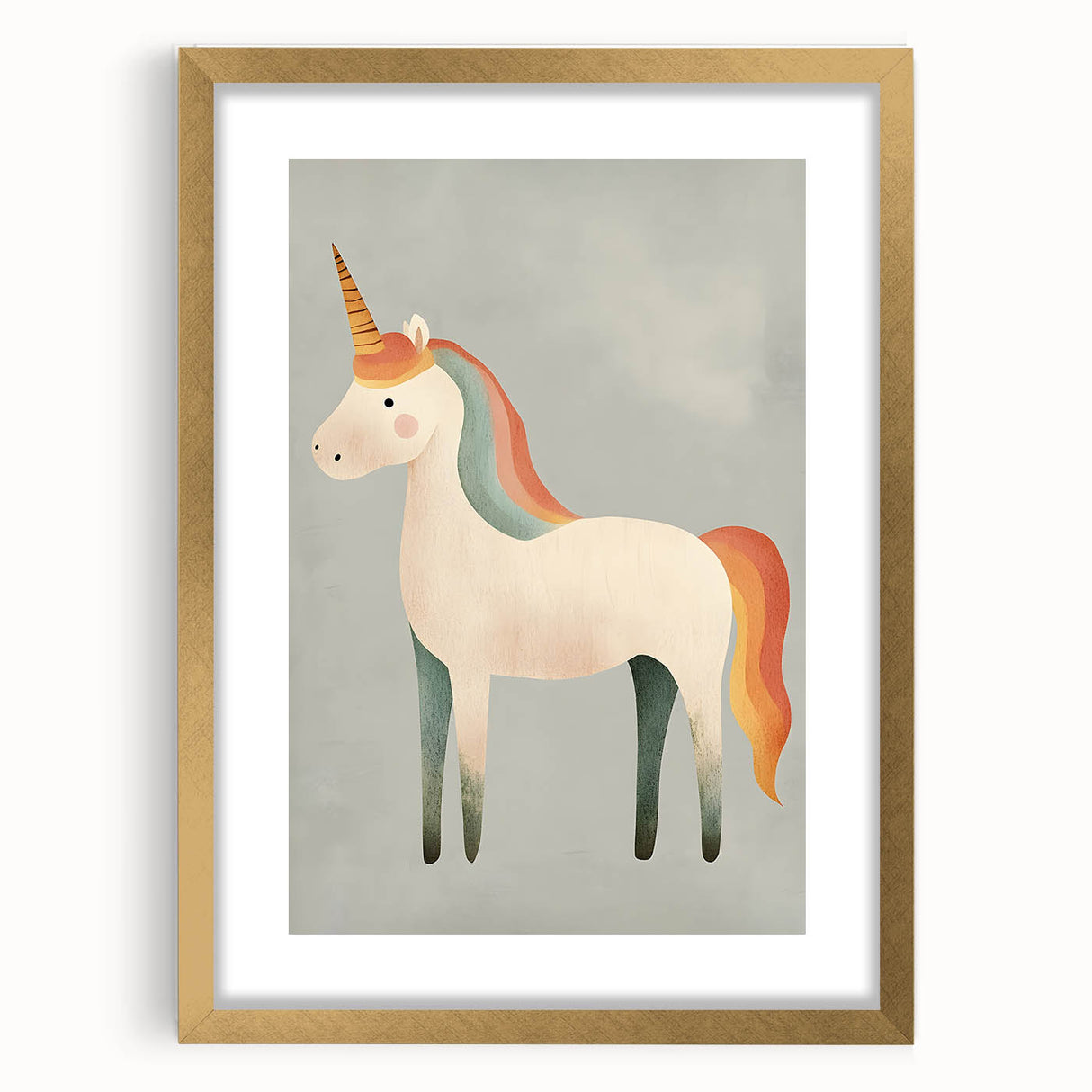 Whimsical Unicorn Nursery Wall Art - Baby & Kids Room Decor