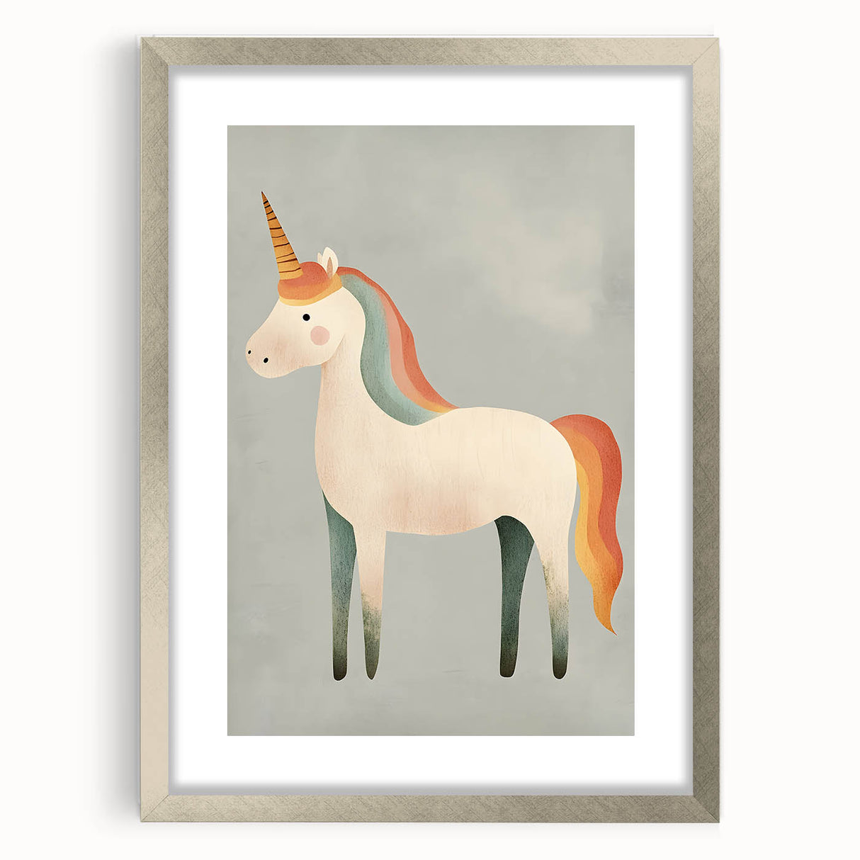 Whimsical Unicorn Nursery Wall Art - Baby & Kids Room Decor