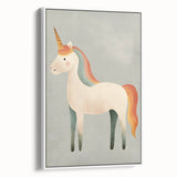 Whimsical Unicorn Nursery Wall Art - Baby & Kids Room Decor