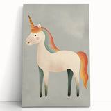 Whimsical Unicorn Nursery Wall Art - Baby & Kids Room Decor