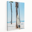 Large canvas featuring a vibrant summer-themed abstract design in bold colors, ideal for kitchen wall art.