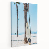 Large canvas featuring a vibrant summer-themed abstract design in bold colors, ideal for kitchen wall art.