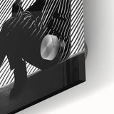 Striped Thoughts – Modern Silhouette Emotive Photography Print