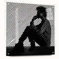 Striped Thoughts – Modern Silhouette Emotive Photography Print