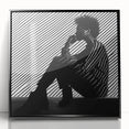 Striped Thoughts – Modern Silhouette Emotive Photography Print