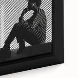 Striped Thoughts – Modern Silhouette Emotive Photography Print
